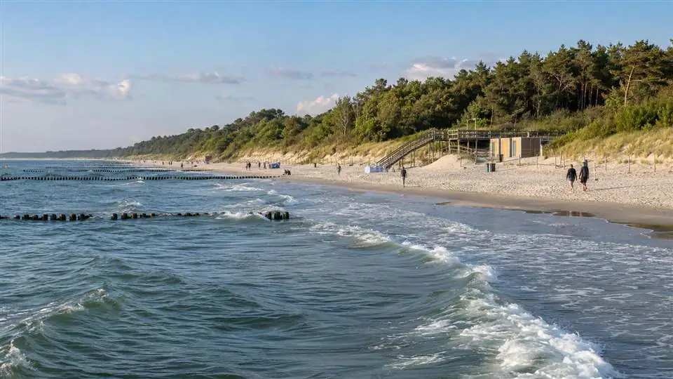 Dojście do infrastruktury przy plaży