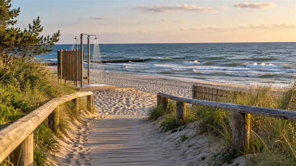 Obiekt przy plaży nad Bałtykiem